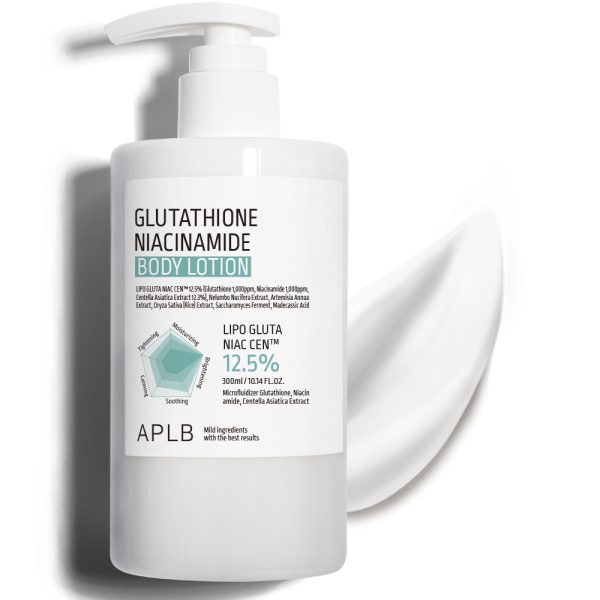 APLB Glutathione Niacinamide Body Lotion 300ml – Skin Brightening & Hydrating Lotion