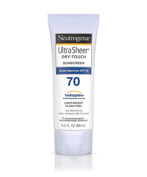 Neutrogena Ultra Sheer Dry-Touch Sunscreen SPF 70 88ml – High Protection Broad-Spectrum Sunscreen