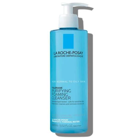 La Roche-Posay Toleriane Purifying Foaming Cleanser 400ml – Gentle Purifying Cleanser for Sensitive Skin