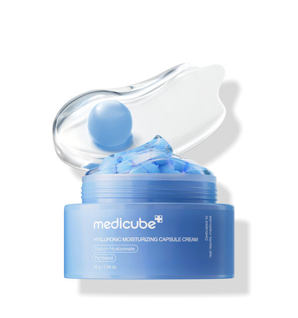 MEDICUBE Hyaluronic Moisturizing Capsule Cream 55g – Deep Hydration & Skin Barrier Repair Cream