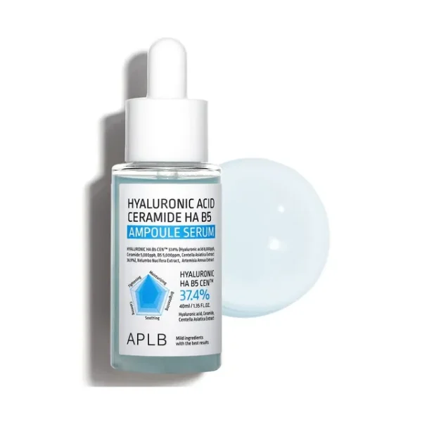 APLB Hyaluronic Acid Ceramide HA B5 Ampoule Serum 40ml – Deep Hydration & Barrier Repair Serum