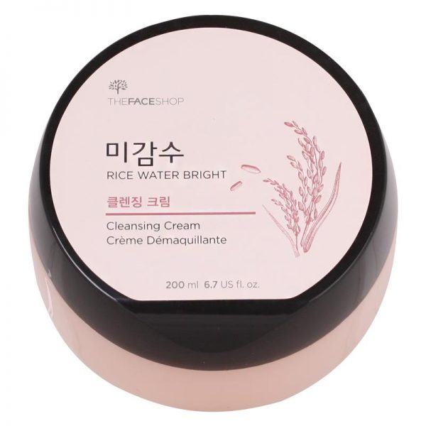 The Face Shop Rice Water Bright Cleansing Cream 200ml – Gentle Brightening Cleansing Cream