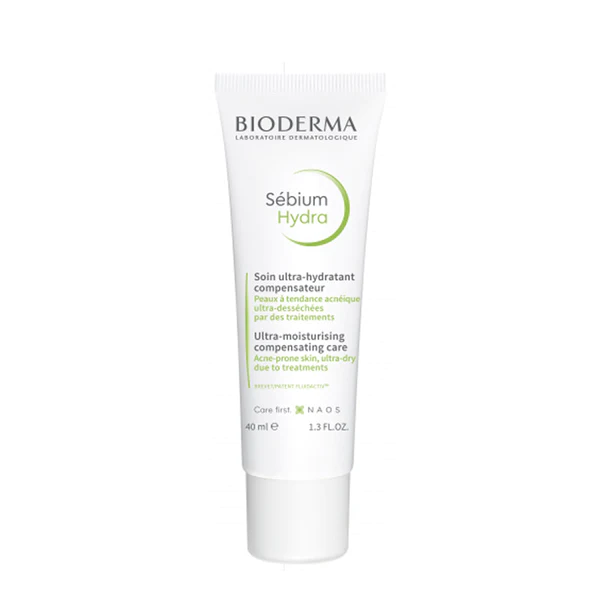 Bioderma Sebium Hydra 40ml – Ultra-Moisturising Compensating Care for Oily & Acne-Prone Skin
