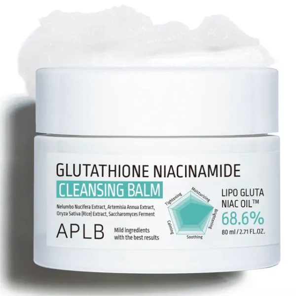 APLB Glutathione Niacinamide Cleansing Balm 80ml – Brightening & Deep Cleansing Balm