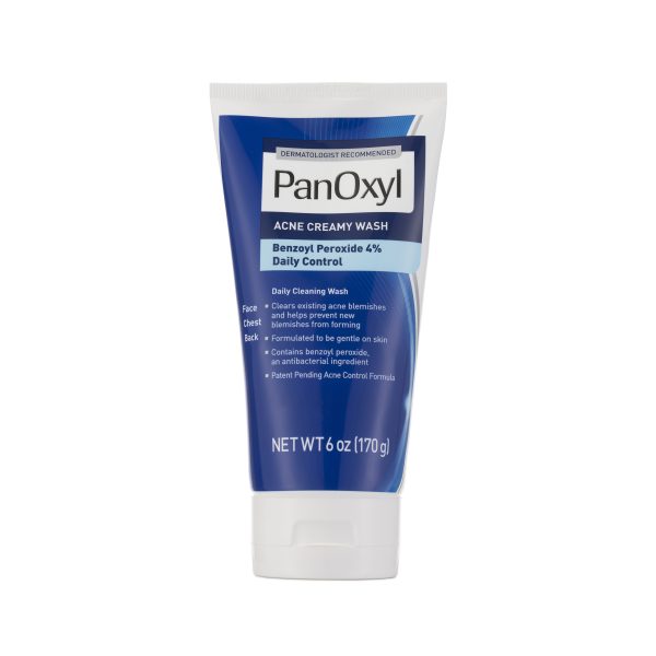 Panoxyl Acne Creamy Wash Benzoyl Peroxide 4% – Gentle Acne Face Wash 170g