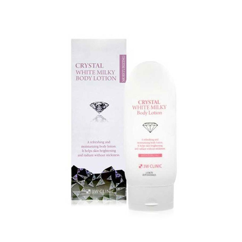 3W Clinic Crystal White Milky Body Lotion – Brightening & Hydrating Lotion