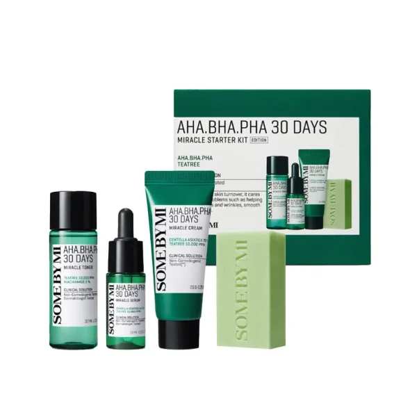 Some By Mi AHA.BHA.PHA 30 Days Miracle Starter Kit – Acne Care & Skin Renewal Starter Kit