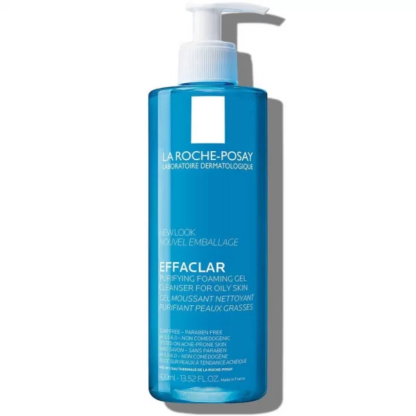 La Roche-Posay Effaclar Purifying Cleansing Gel 400ml – Oily & Acne-Prone Skin Cleanser