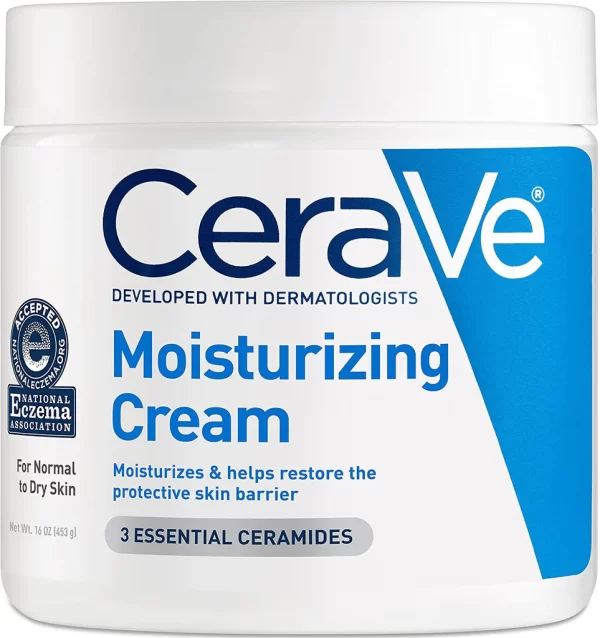 CeraVe Moisturizing Cream 453g – For Normal to Dry Skin | Intensive Barrier Repair Moisturizer