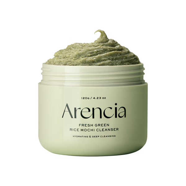Arencia Fresh Green Rice Mochi Cleanser 120g – Hydrating Rice Facial Cleanser