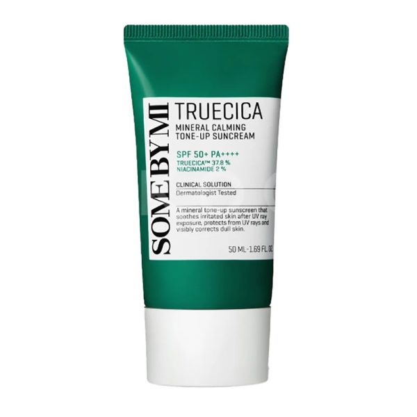 Some By Mi Truecica Mineral Calming Tone Up Suncream SPF50+ PA++++ 50ml – Calming & Tone-Up Sun Protection