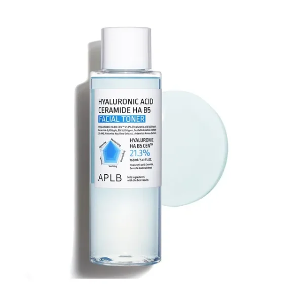 APLB Hyaluronic Acid Ceramide HA B5 Facial Toner 160ml – Hydrating & Soothing Toner