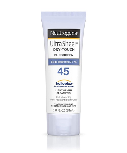 Neutrogena Ultra Sheer Dry-Touch Sunscreen SPF 45 88ml – Lightweight Broad-Spectrum Sun Protection
