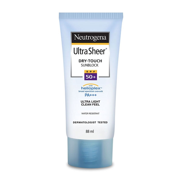 Neutrogena Ultra Sheer Dry-Touch Sunblock SPF50+ 80ml – High Protection Broad-Spectrum Sunblock