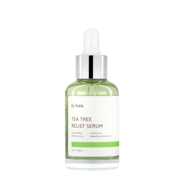 iUNIK Tea Tree Relief Serum 50ml – Soothing & Acne Care Serum