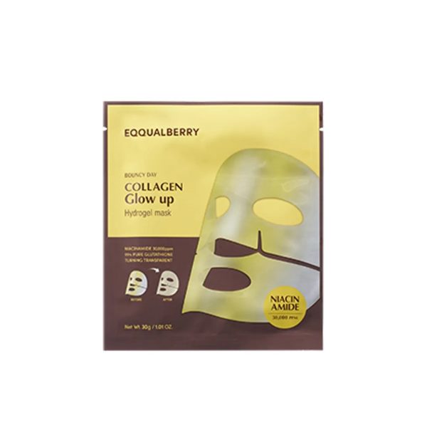 Eqqualberry Collagen Glow Up Hydrogel Mask 30g – Hydrating & Firming Face Mask