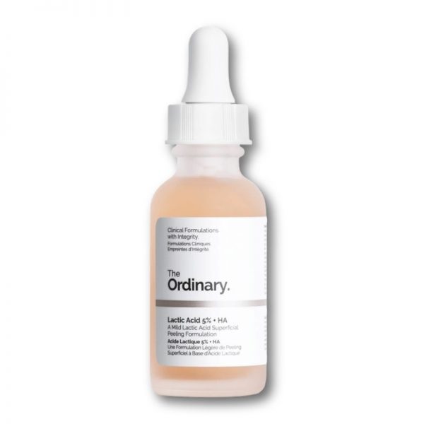 The Ordinary Lactic Acid 5% + HA 30ml – Gentle Daily Exfoliating & Brightening Serum