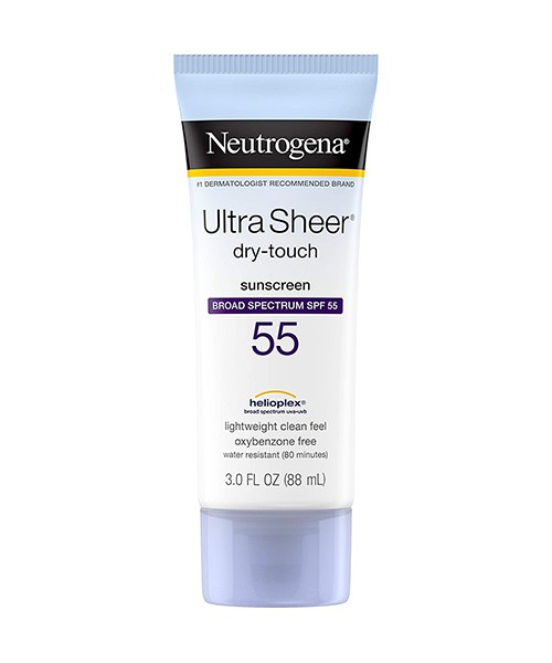 Neutrogenna Ultra Sheer Dry-Touch Sunscreen Lotion SPF 55 88ml – Broad-Spectrum Sun Protection with Matte Finish