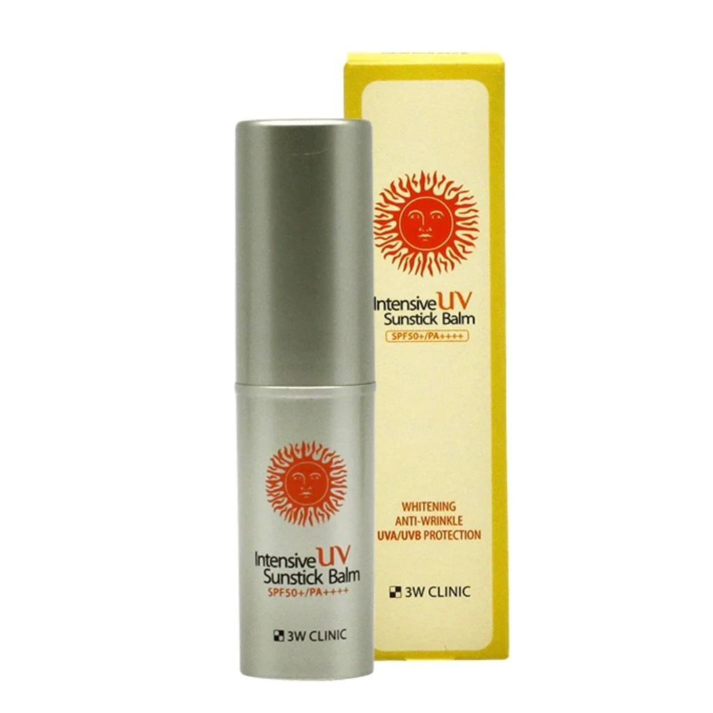 3W Clinic Intensive UV Sunstick Balm SPF50+ PA++++ – Portable Sunscreen Stick