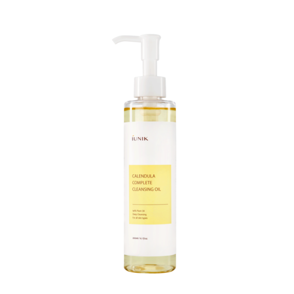 iUNIK Calendula Complete Cleansing Oil 200ml – Deep Makeup Removing & Pore Cleansing Oil