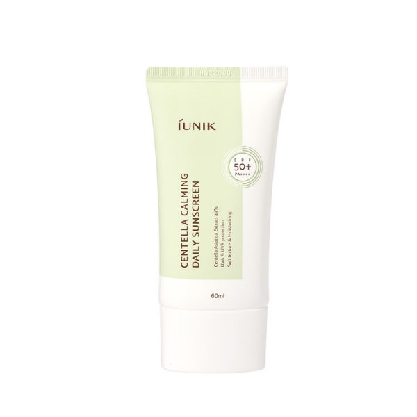 iUNIK Centella Calming Daily Sunscreen SPF50+ PA++++ 60ml – Lightweight Soothing Sun Cream