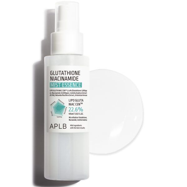 APLB Glutathione Niacinamide Mist Essence 105ml – Brightening & Hydrating Facial Mist