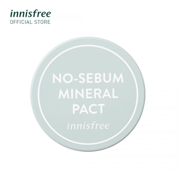 Innisfree No-Sebum Mineral Pact 8.5g – Oil-Control & Matte Finishing Mineral Pact