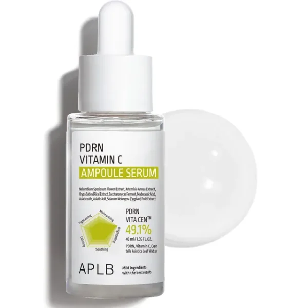 APLB PDRN Vitamin C Ampoule Serum 40ml – Brightening & Skin Regeneration Serum