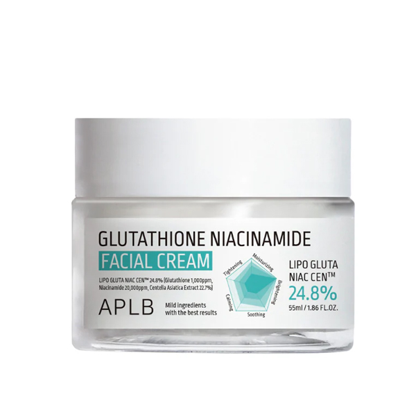 APLB Glutathione Niacinamide Facial Cream 55ml – Skin Brightening & Hydrating Cream