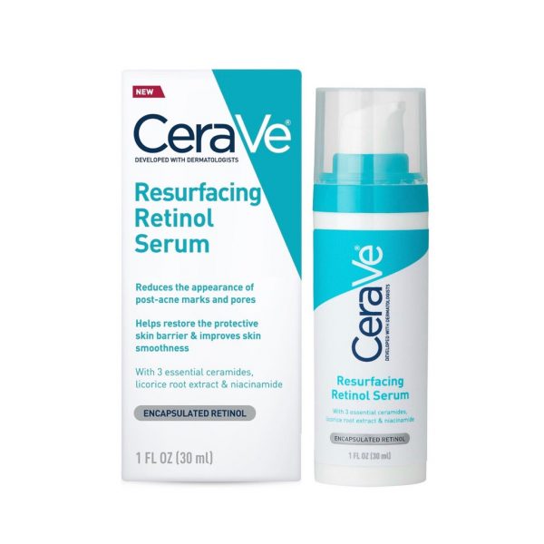CeraVe Resurfacing Retinol Serum 30ml – Gentle Anti-Aging & Skin Renewal Serum
