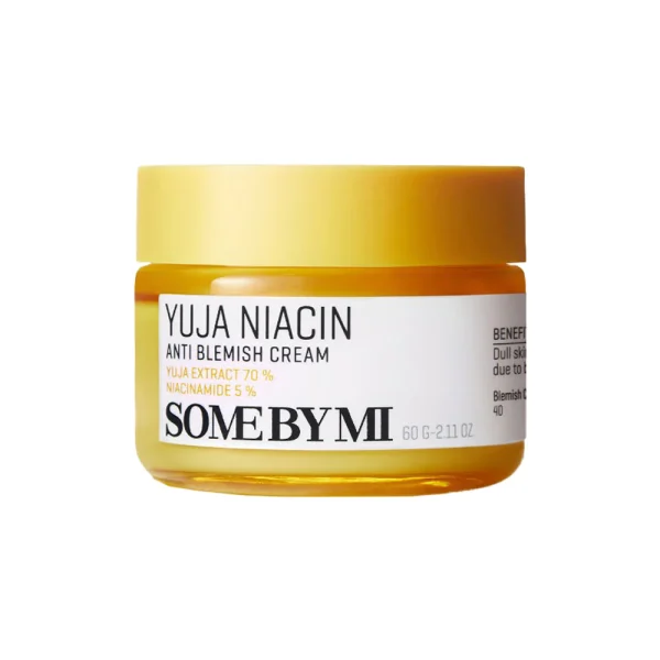 SOME BY MI Yuja Niacin Anti Blemish Cream 60ml – Brightening & Anti-Blemish Cream