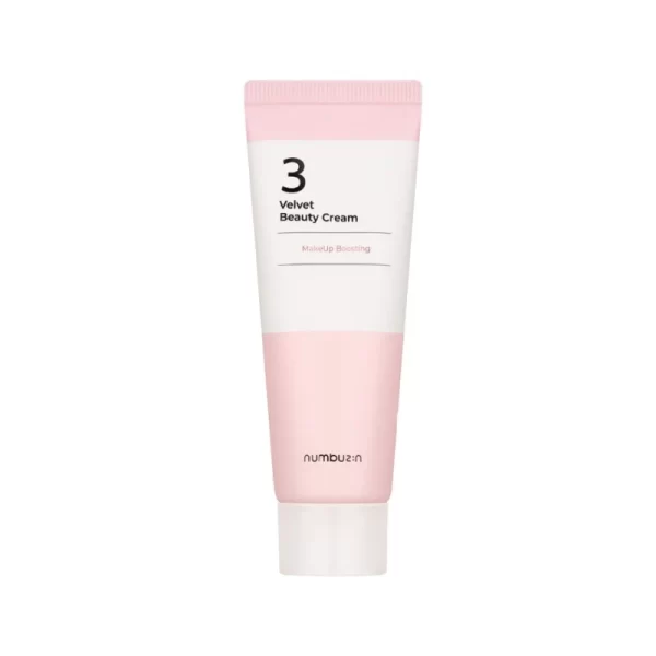 Numbuzin No.3 Velvet Beauty Cream 60ml – Hydrating & Brightening Korean Skin Cream