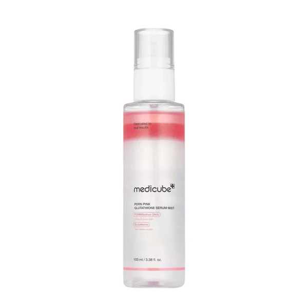 MEDICUBE PDRN Pink Glutathione Serum Mist 100ml – Instant Glow, Brightening & Skin Repair Mist