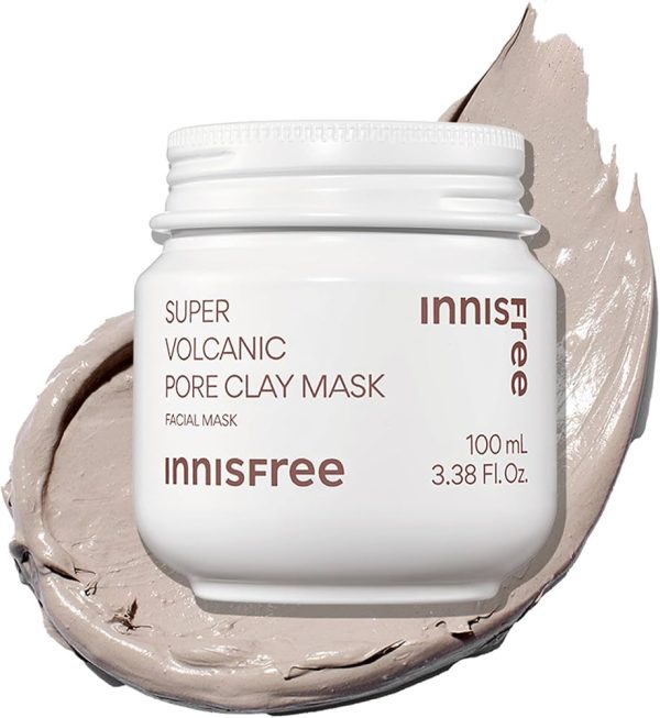 Innisfree Super Volcanic Pore Clay Mask 100ml – Deep Cleansing & Pore Minimizing Clay Mask