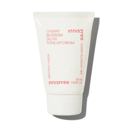 Innisfree Cherry Blossom Glow Tone-Up Cream 50ml – Brightening & Radiance-Enhancing Tone-Up Cream