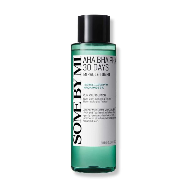 SOME BY MI AHA BHA PHA 30 Days Miracle Toner 150ml – Acne Care & Pore Refining Toner