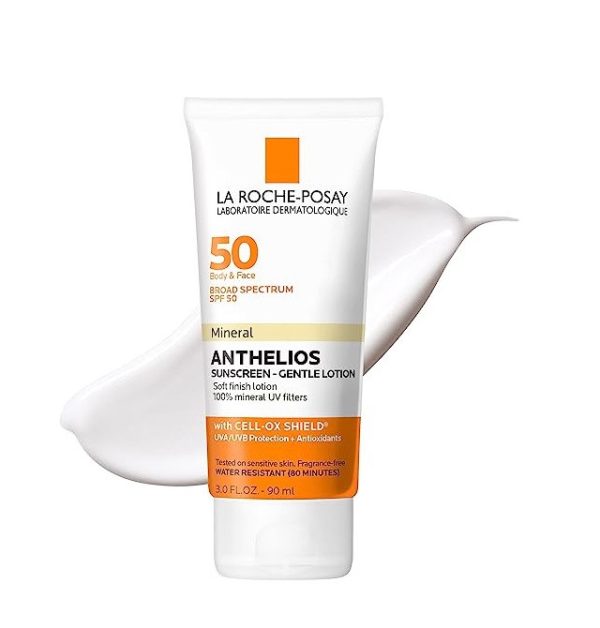La Roche-Posay Anthelios Gentle Lotion SPF 50 90ml – Mineral Sunscreen for Face & Body