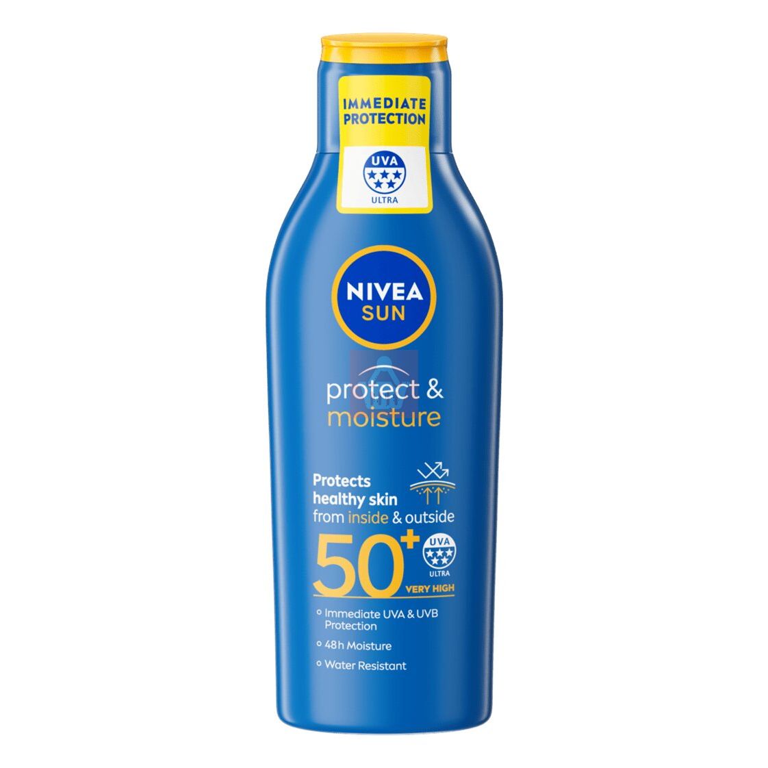 Nivea Sun Protect & Moisture Lotion SPF 50+ 200ml – Hydrating Broad-Spectrum Sunscreen Lotion
