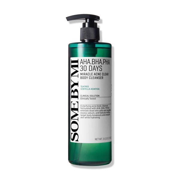 Some By Mi AHA BHA PHA 30 Days Miracle Acne Clear Body Cleanser 400g – Body Acne Care & Deep Cleansing Wash