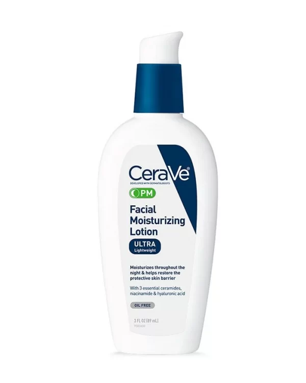 CeraVe PM Facial Moisturizing Lotion 89ml – Nighttime Hydration & Barrier Repair