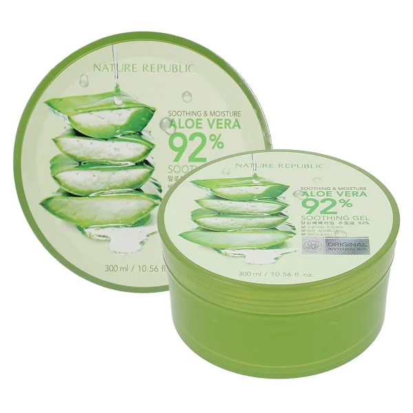 Nature Republic Aloe Vera Gel 300ml – Soothing & Hydrating Korean Skincare Gel