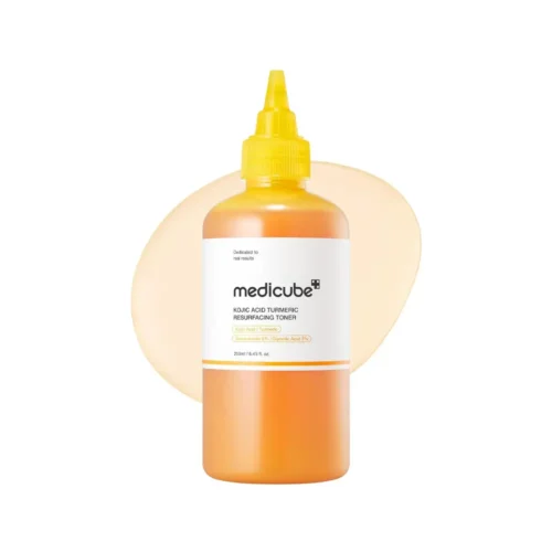 MEDICUBE Kojic Acid Turmeric Resurfacing Toner 250ml – Brightening & Exfoliating Toner