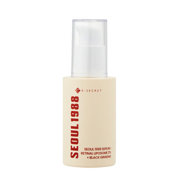 KSecret Seoul 1988 Serum: Retinal Liposome 2% + Black Ginseng 30ml – Anti-Aging & Firming Serum