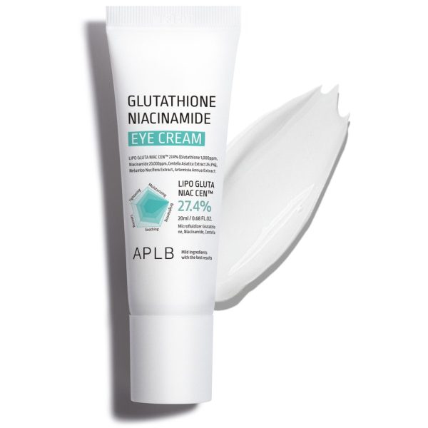 APLB Glutathione Niacinamide Eye Cream 20ml – Brightening & Hydrating Eye Cream